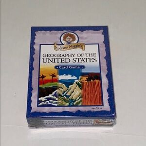 Outset Professor Noggin’s Geography of the United States Card Game New